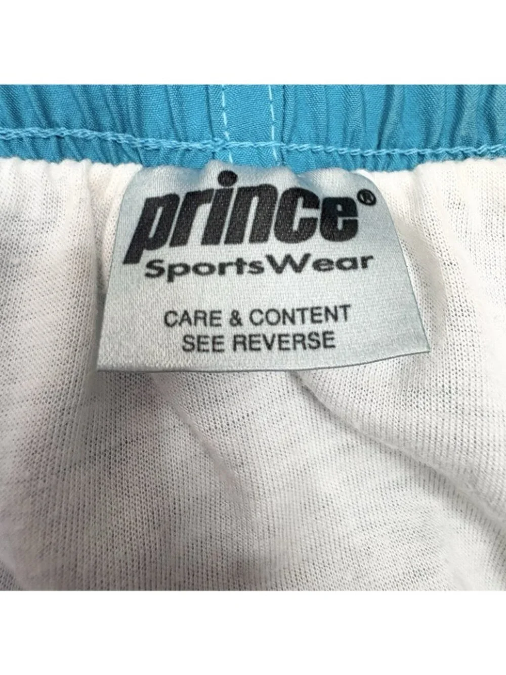 Vintage 1980s Prince Retro Teal Bathing Suit Trunk Shorts Men’s M/L Tennis POOL